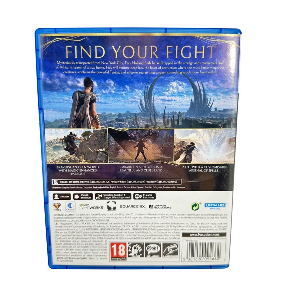 Playstation 5 PS5 - Forspoken - CIB - Tested/Works - Picture 2 of 4